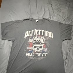 Size 3XL DEF LEPPARD World Tour 2015 Concert T-Shirt