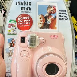 New Pink Fujifilm Instax Mini 7s Instant Film Camera! 