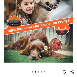 PaiPaitek No Shock Dog Training Collar with Remote 3300ft Range, Humane Vibrating Dog Collar, 3 Modes Ultrasonic, Beep, Vibration for Small Medium Lar