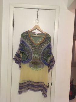 Cabi sheer tunic top sm