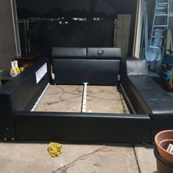 Queen size bed frame