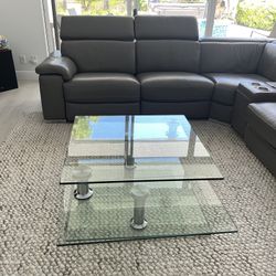 cocktail table glass