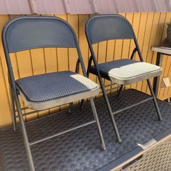Padded Folding Chairs, Card Table Chairs