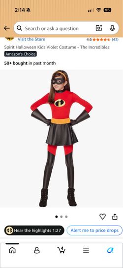 The Incredibles costume - Violet