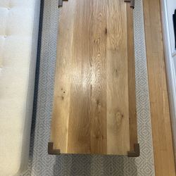 Solid Oak Coffee Table