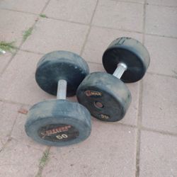Dumbbells 2x50lbs