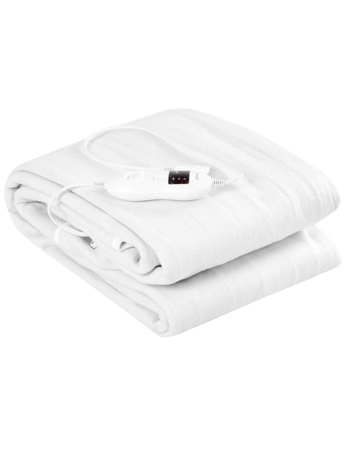 antex Heated Mattress Pad W/ 8 Temperature Regulation and 4 Mode Timing Function,Detachable Electric Blanket, White