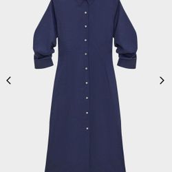 Fixed-Sleeve Dress