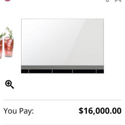 55" LG TRANSPARENT Full HD Display Monitor HDTV TV FHD - $16,000 VALUE!
