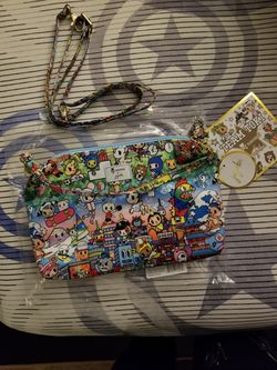 Tokidoki bag with removable long strap