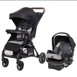 Baby Trend Passport Cargo Travel System with Lightweight EZ Lift Plus Infant Car Seat - Black Bamboo