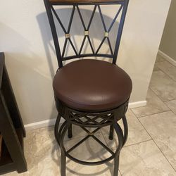 Set of Swivel Bar Stools 