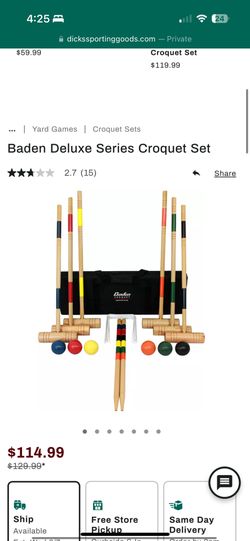 Croquet Set