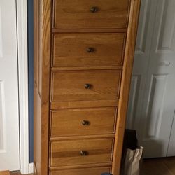 Solid Oak Lingerie Chest