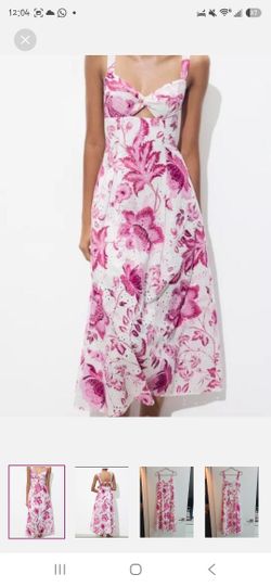 Pink Midi Dress