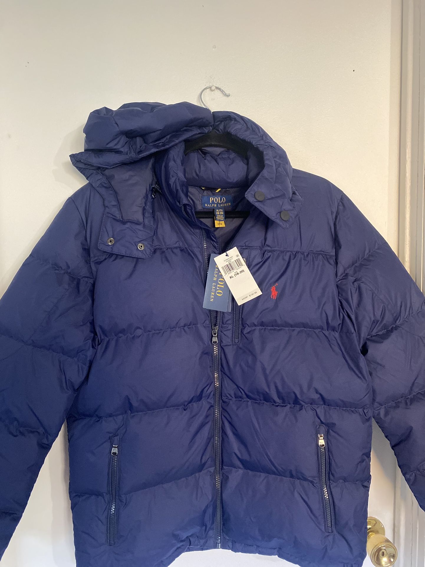 Polo Navy Blue XL Jacket (Size 18-20) NWT