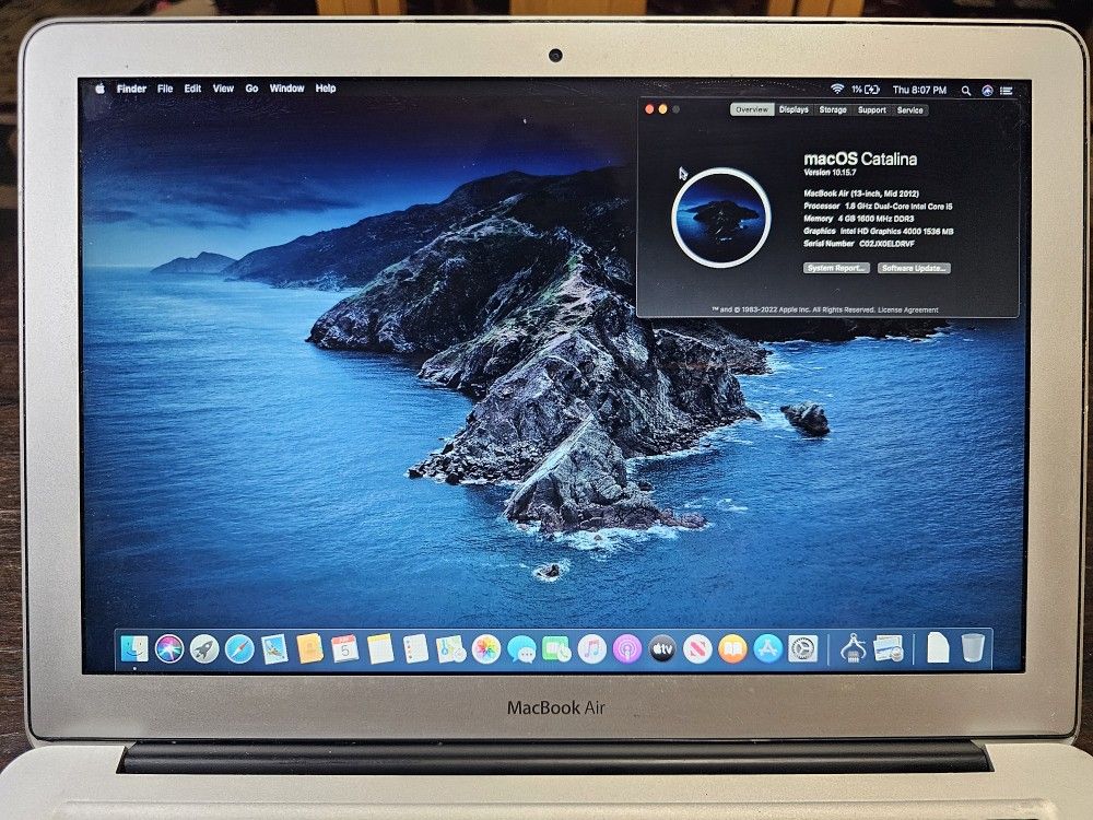 Apple Macbook Air Laptop Computer