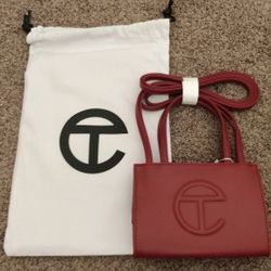 New! Telfar Small Shopping Bag Oxblood
