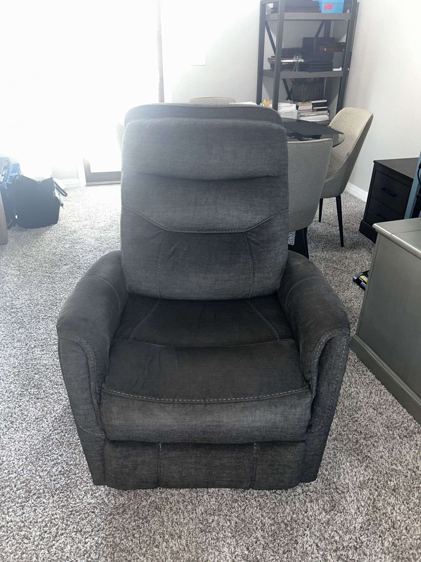 Dark Gray Rocking Chair 