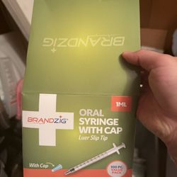 Syringe Used For Colostrum & Nursing Pads