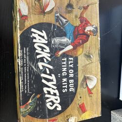 1950s Fly Or Bug Tying Kit By Tack-L-Tywes