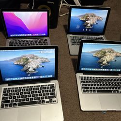 4 Macbook Pro Laptops