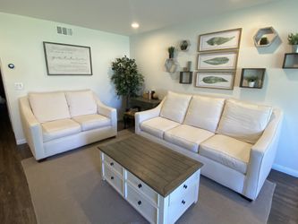 Chemical Free, Natural Fabric, Organic Wool and Latex Sofa & Loveseat