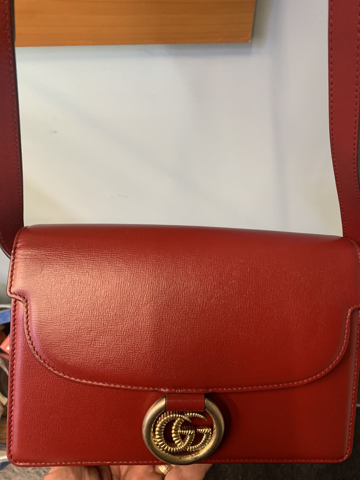 Gucci GG Marmont 589474 Shoulder Bag Calfskin 