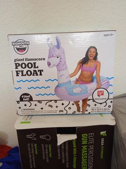 Gigant llamacorn pool float 4 Feet tall