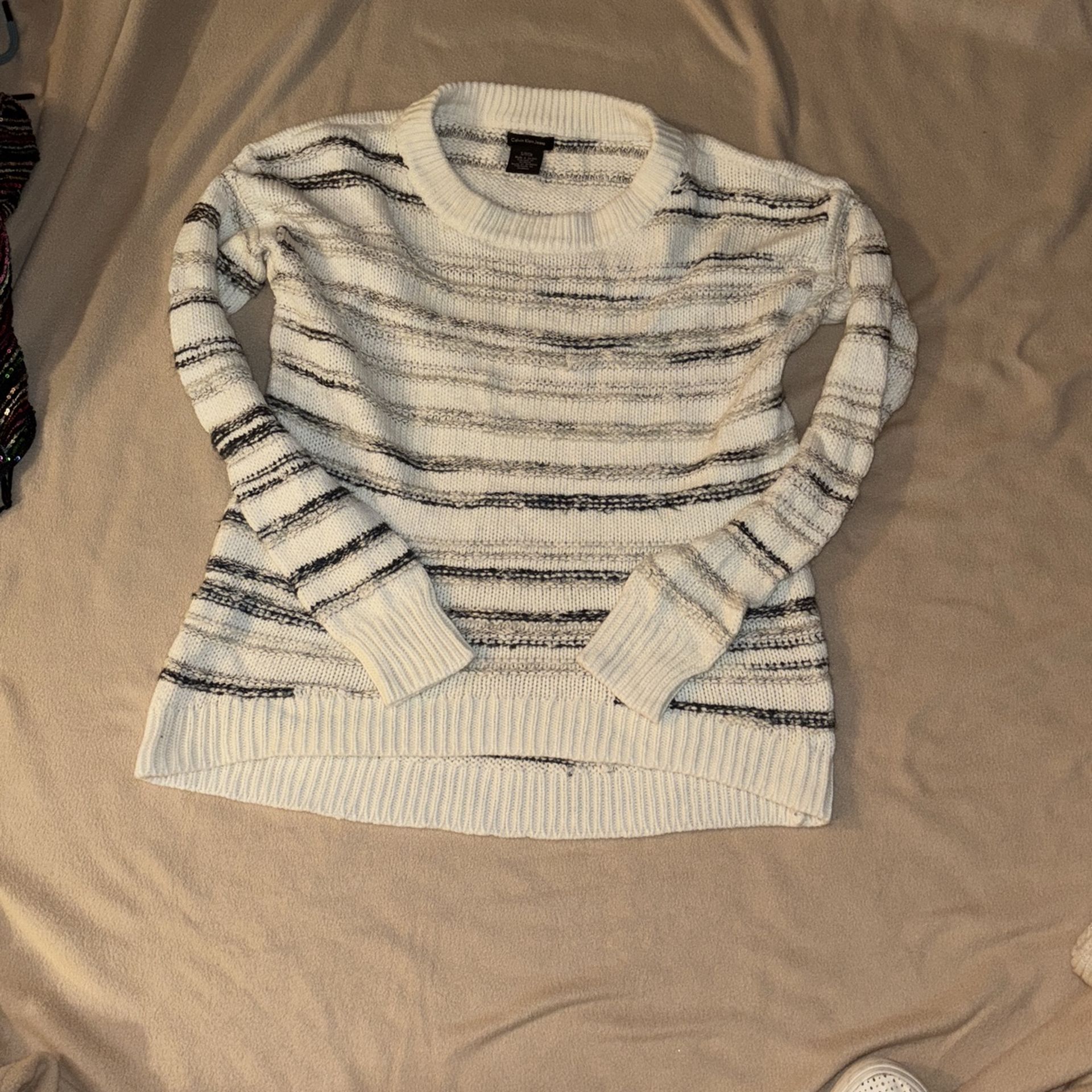 Calvin Klein White Sweater