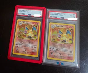 Psa 3 Psa 4 base set charizard pokemon card pokemon slab beckett cgc tag tcg trading cards
