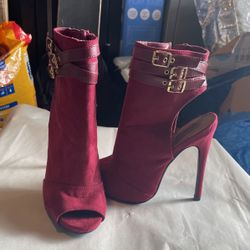 Burgundy Heels 