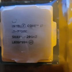 Intel i7-7700K CPU 