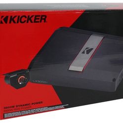 Kicker Lx3000 Amplifier With Bass Knob