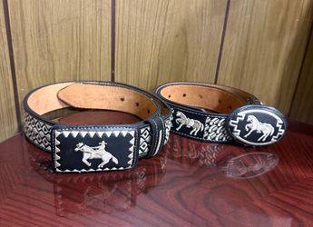 Kids charro belts