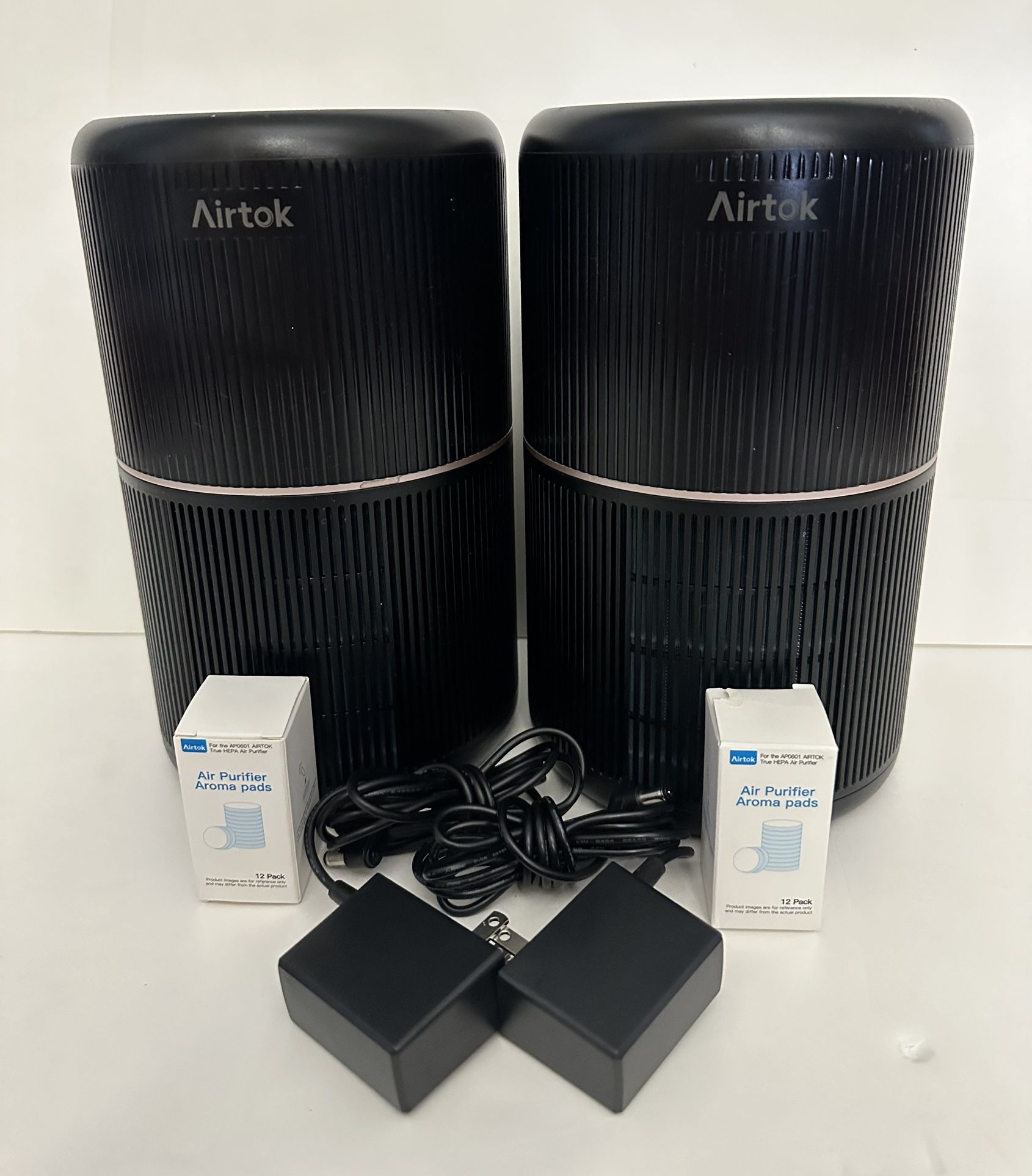 (2) Air Purifiers with Essential Oil Diffuser + Pads