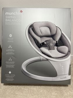 STILL SEALED Munchkin Bluetooth Enabled Baby Swing (5-20 lbs)