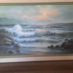 June Nelson Oil Painting Canvas Framed