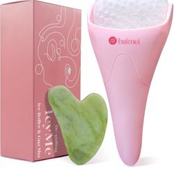 BAIMEI Cryotherapy Ice Roller and Gua Sha Facial Tools Puffiness Redness Reducing Migraine Pain Relief, Skin Care Tools for Face Massager Self Care Gi