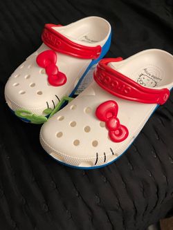 Hello kitty crocs
