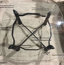 Glass-Topped Coffee Table