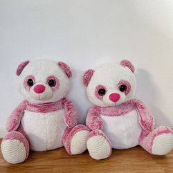 Pink Panda Plush Cute Fluffy Animal Gift 20” Giant Stuffed Animals Toy
