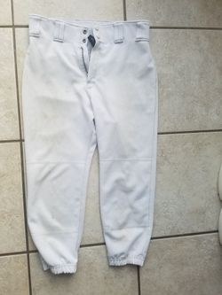 Easton Youth Large White Short Baseball Pants