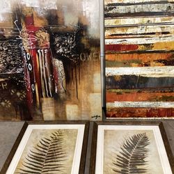 Canvas Wall Art And Pictures LOT.. It’s A Steal!!!