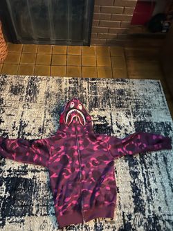 Purple bape sweater