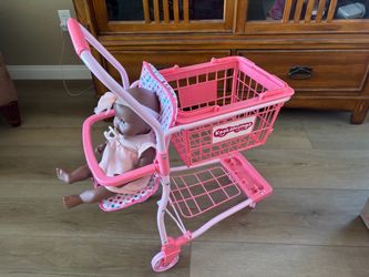 Girl’s Shopping Cart & Baby Doll