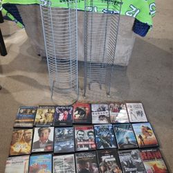 25 Pc DvD N 2 Stands Pick UP ONLY Serious Buyers Please Madera Ca MEDUIM 