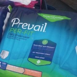 Prevail Undergarment Pull-ups Size Extra Large $2 Each Bag 