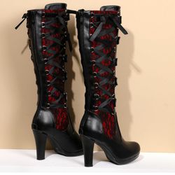 Lace High Boots 