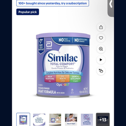 Similac total comfort